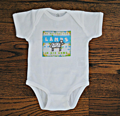 Lamb Onesie - Blue