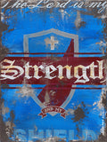 Strength-Blue / Jeremiah 28:7